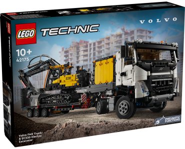 Конструктор LEGO Грузовик Volvo FMX и электрический экскаватор EC230 Technic 42175, деталей 2274 шт купить,0