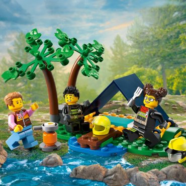 Конструктор LEGO Пожарная машина со спасательным катером CITY 60412, деталей 301 шт купить,0