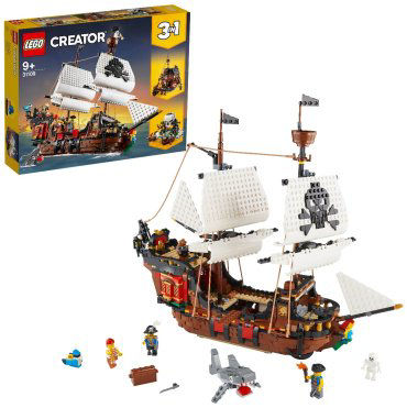 Конструктор LEGO Пиратский корабль 31109, деталей 1260 шт