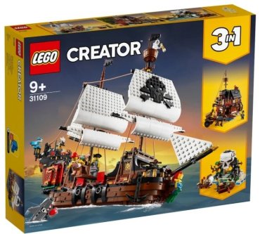 Конструктор LEGO Пиратский корабль 31109, деталей 1260 шт