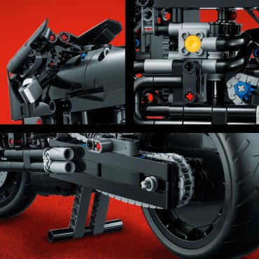 Конструктор LEGO Бэтмен – Бэтцикл 42155, деталей 641 шт купить,NaN