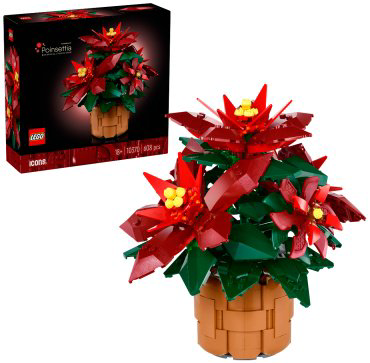 Конструктор LEGO Пуансеттия Botanicals 10370, деталей 608 шт купить,NaN