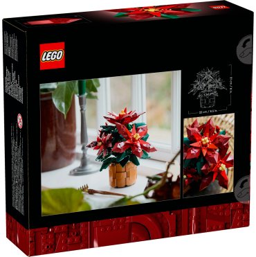 Конструктор LEGO Пуансеттия Botanicals 10370, деталей 608 шт купить,NaN