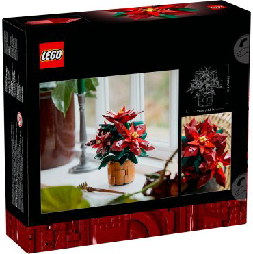 Конструктор LEGO Пуансеттия Botanicals 10370, деталей 608 шт купить,NaN