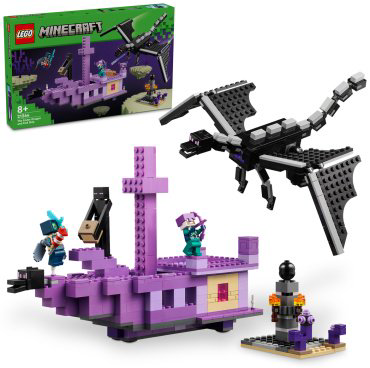 Конструктор LEGO Дракон Эндера и последний корабль Minecraft 21264, деталей 657 шт купить,NaN