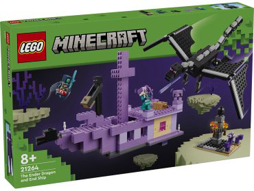 Конструктор LEGO Дракон Эндера и последний корабль Minecraft 21264, деталей 657 шт купить,NaN