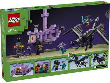 Конструктор LEGO Дракон Эндера и последний корабль Minecraft 21264, деталей 657 шт купить,NaN