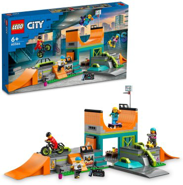 Конструктор LEGO Городской скейт-парк 60364, деталей 454 шт