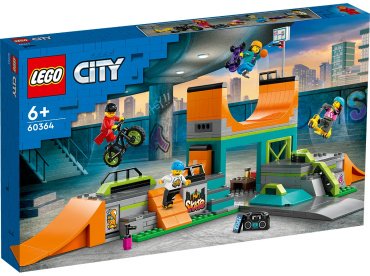 Конструктор LEGO Городской скейт-парк 60364, деталей 454 шт