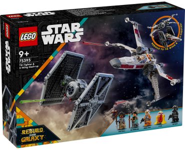 Конструктор LEGO Битва истребителей X-wing и TIE Star Wars 75393, деталей 1063 шт купить,NaN