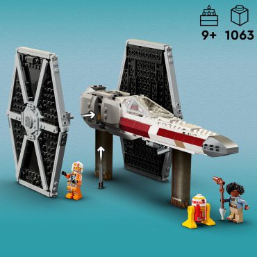 Конструктор LEGO Битва истребителей X-wing и TIE Star Wars 75393, деталей 1063 шт купить,NaN