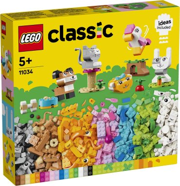Конструктор LEGO Креативные домашние животные Classic 11034, деталей 450 шт купить,0