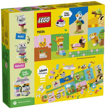 Конструктор LEGO Креативные домашние животные Classic 11034, деталей 450 шт купить,NaN