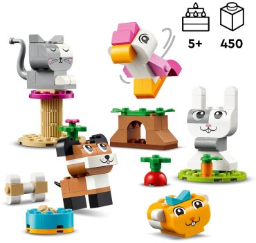 Конструктор LEGO Креативные домашние животные Classic 11034, деталей 450 шт купить,0