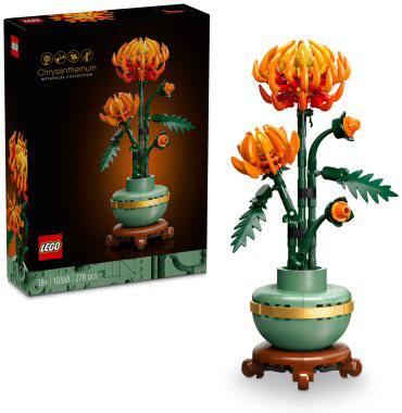 Конструктор LEGO Хризантема Botanicals 10368, деталей 278 шт
