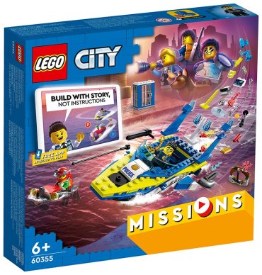 Конструктор LEGO Детективные расследования водной полиции 60355, деталей 278 шт купить,0