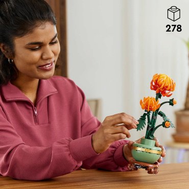 Конструктор LEGO Хризантема Botanicals 10368, деталей 278 шт