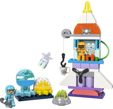 Конструктор LEGO Приключения космического корабля 3в1 DUPLO 10422, деталей 58 шт купить,NaN