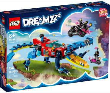Конструктор LEGO Автомобиль-крокодил 71458, деталей 494 шт купить,NaN