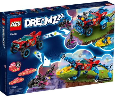 Конструктор LEGO Автомобиль-крокодил 71458, деталей 494 шт