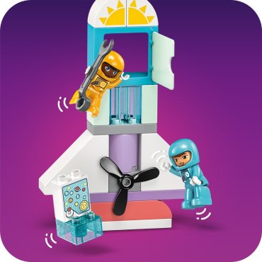 Конструктор LEGO Приключения космического корабля 3в1 DUPLO 10422, деталей 58 шт купить,NaN