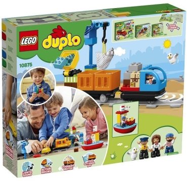 Конструктор LEGO Грузовой поезд 10875, деталей 105 шт