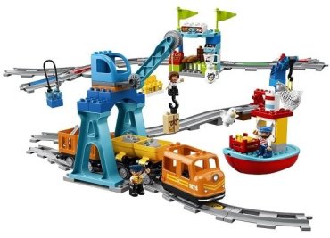 Конструктор LEGO Грузовой поезд 10875, деталей 105 шт