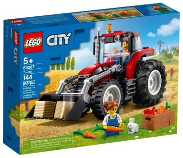 Конструктор LEGO Трактор 60287, деталей 148 шт