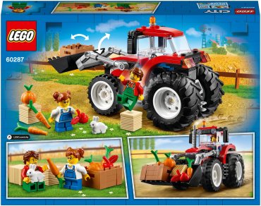 Конструктор LEGO Трактор 60287, деталей 148 шт