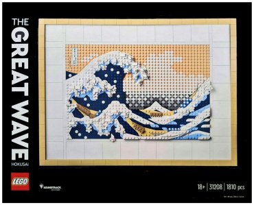 Конструктор LEGO Хокусай - Большая волна 31208, деталей 1810 шт