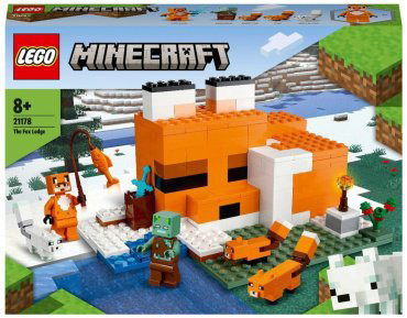 Конструктор LEGO Лисья хижина 21178, деталей 193 шт