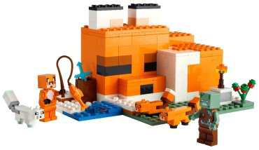 Конструктор LEGO Лисья хижина 21178, деталей 193 шт купить,NaN