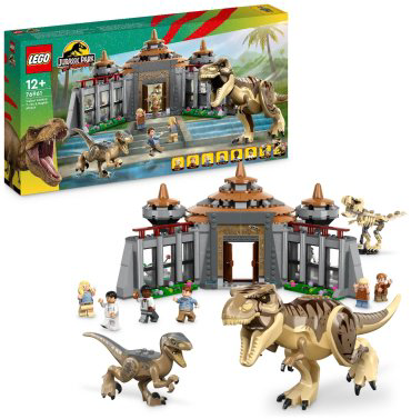 Конструктор LEGO Центр для посетителей: Т-рекс против Раптора 76961, деталей 693 шт купить,NaN