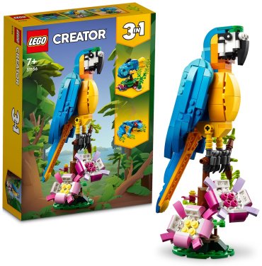 Конструктор LEGO Экзотический попугай 31136, деталей 253 шт
