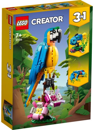 Конструктор LEGO Экзотический попугай 31136, деталей 253 шт купить,0