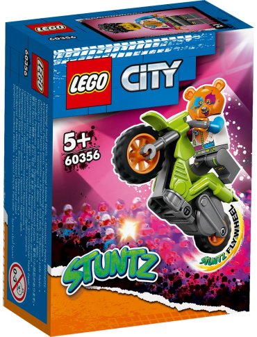 Конструктор LEGO Медвежий трюковой велосипед 60356, деталей 10 шт