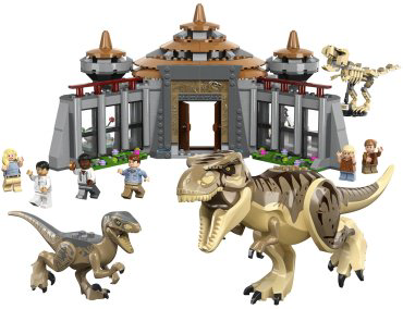 Конструктор LEGO Центр для посетителей: Т-рекс против Раптора 76961, деталей 693 шт купить,NaN