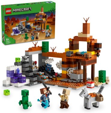 Конструктор LEGO Шахта в Бесплодных землях Minecraft 21263, деталей 538 шт