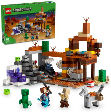 Конструктор LEGO Шахта в Бесплодных землях Minecraft 21263, деталей 538 шт купить,NaN
