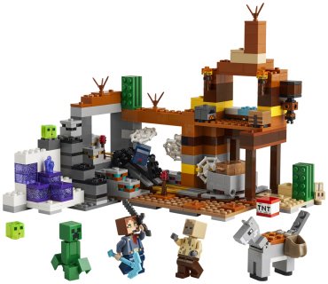 Конструктор LEGO Шахта в Бесплодных землях Minecraft 21263, деталей 538 шт