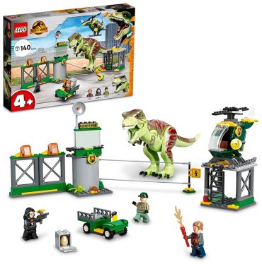 Конструктор LEGO Побег тираннозавра 76944, деталей 140 шт