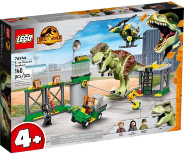 Конструктор LEGO Побег тираннозавра 76944, деталей 140 шт купить,NaN