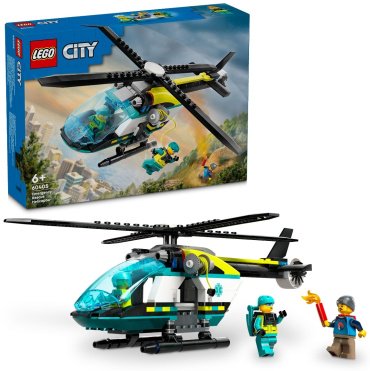 Конструктор LEGO Аварийно-спасательный вертолет CITY 60405, деталей 256 шт купить,NaN