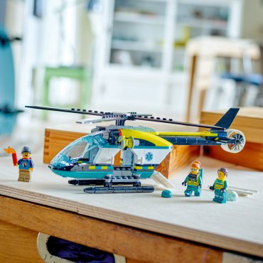 Конструктор LEGO Аварийно-спасательный вертолет CITY 60405, деталей 256 шт купить,NaN