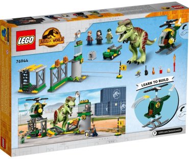 Конструктор LEGO Побег тираннозавра 76944, деталей 140 шт