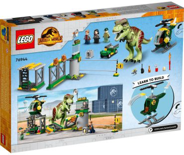 Конструктор LEGO Побег тираннозавра 76944, деталей 140 шт купить,NaN