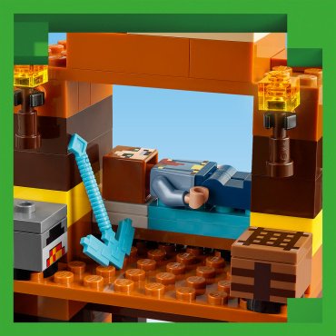 Конструктор LEGO Шахта в Бесплодных землях Minecraft 21263, деталей 538 шт