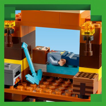 Конструктор LEGO Шахта в Бесплодных землях Minecraft 21263, деталей 538 шт купить,NaN