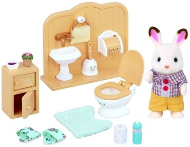 Набор братик и туалетная комната Sylvanian Families 5015