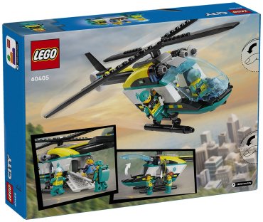 Конструктор LEGO Аварийно-спасательный вертолет CITY 60405, деталей 256 шт купить,NaN
